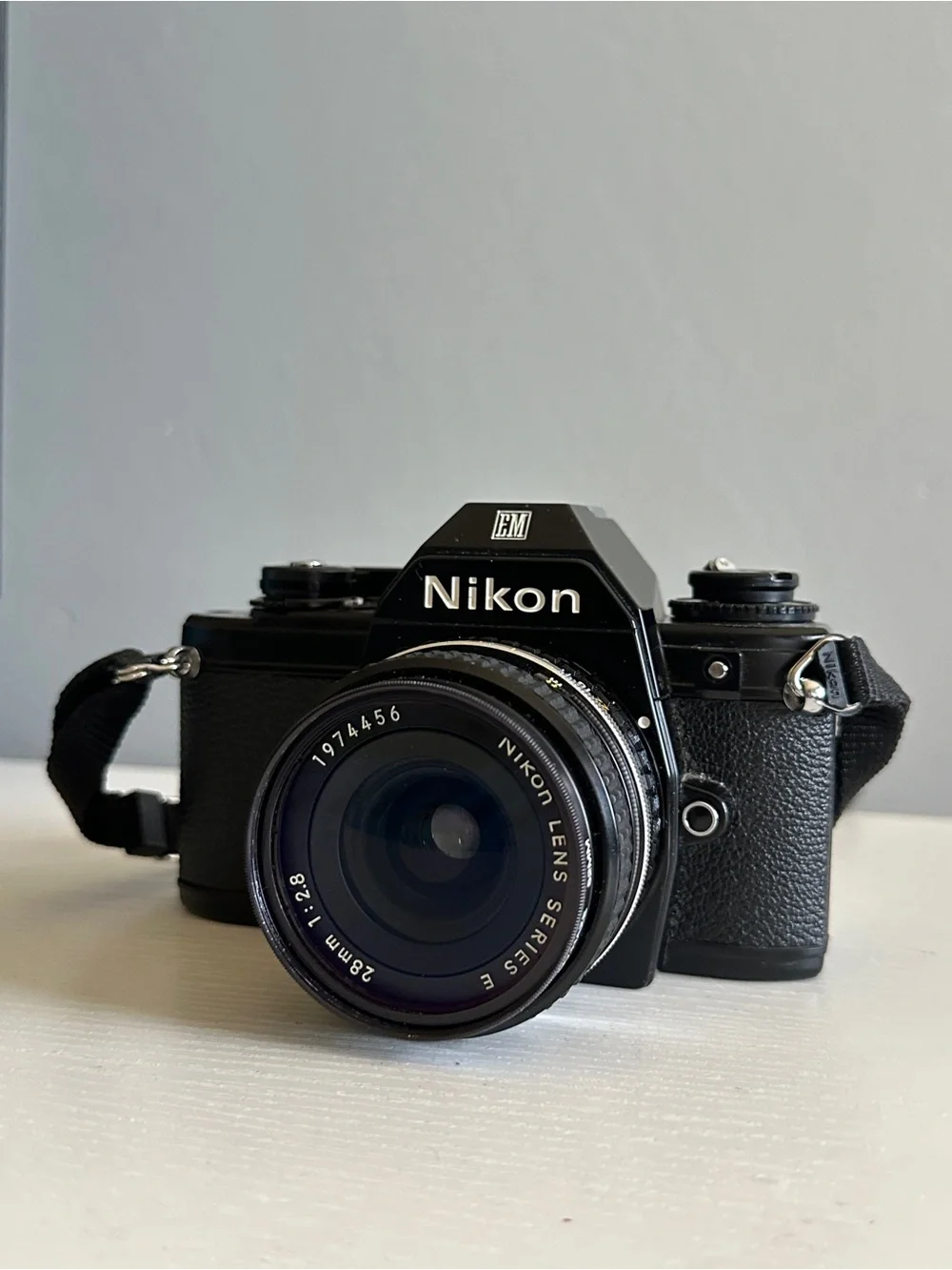 Vintage ‘93 Nikon EM 35mm Film Camera with 3 Lenses & Accessories